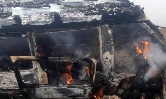 سوريا: استشهاد عشرة عمال نفط جراء اعتداء إرهابي استهدف حافلاتهم بدير الزور